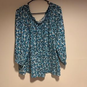 Style and co plus size spring shirt